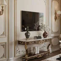 طراحی و ساخت Tv Wall نئوکلاسیک اقساط|خدمات پیشه و مهارت|اراک, |دیوار