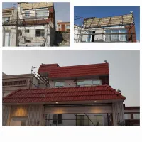 جوشکاری و پوشش سقف شیبدار خاکشور|خدمات پیشه و مهارت|گلبهار, نوبهار|دیوار