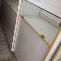 دکور. میز کانتر باکس. Mdf|فروشگاه و مغازه|قم, نخودی|دیوار