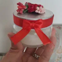 شمع فانتزی ظرفی دونه ای صد تومان