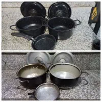 نوسازی چدن تفلون روحی|ظروف پختوپز|قزوین, |دیوار