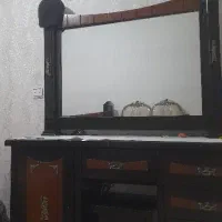 سرویس خواب چوب ۴ تیکه|تخت و سرویس خواب|مشکین‌دشت, |دیوار