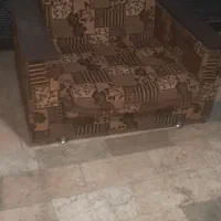 مبل تک نفره تخت شو دسته دار