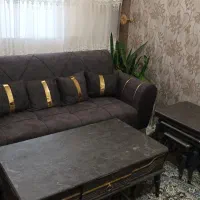 مبل هفت نفره ب همراه میز و عسلی