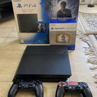 دو دسته اورجینال+PS4 fat 1TB