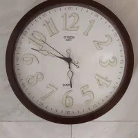 ساعت دیواری شب نما طرح چوب