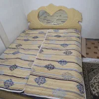 سرویس تختخواب با تشک و میز آرایش|تخت و سرویس خواب|کرج, حصارک بالا|دیوار