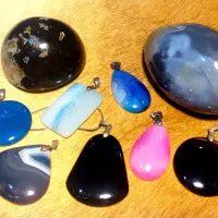 گردن آویز سنگ اصل عقیق سلیمانی|جواهرات|بوشهر, |دیوار