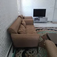 مبل ۷ نفره بامیز وسط ۴عسلی و میز نهارخوری ۴ نفره|مبلمان خانگی و میز عسلی|بروجرد, |دیوار