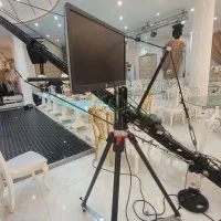 کرین ۹ متری با مانیتور ۱۹ اینچ و وزنه کامل