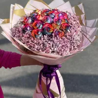 دسته گل، رز|گل و گیاه طبیعی|شیراز, کاراندیش|دیوار