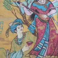 فروش قدیم ترین عکس شیرین فرهاد|تابلو فرش|شوشتر, |دیوار