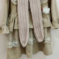 پیراهن دخترانه به همراه جوراب شلواری سایزM|کفش و لباس بچه|شفت, |دیوار