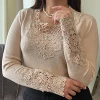 بافت گپ وارداتی دامن بافت بلوز گیپور