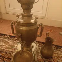 سماور زغالی ۳لیتری برنجی