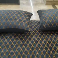 ست شاه نشین وکناره پارچه های ترک|پشتی|بروجرد, |دیوار