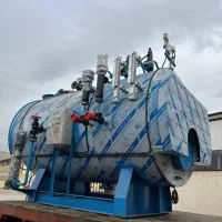 دیگ بخار افقی با عایق پشم‌سنگ و روکش آلومینیوم