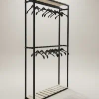 رگال دو کف چوب دو جا آویز