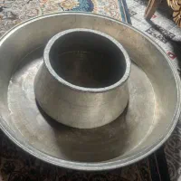 دیگچه مس و تشت مس وزن ۹کیلو