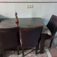 میز غذاخوری ۴نفره|میز و صندلی غذاخوری|کرج, شاهین‌ویلا|دیوار