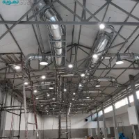 کانال سازی کولر گالوانیزه و پلی اورتان و پارچه
