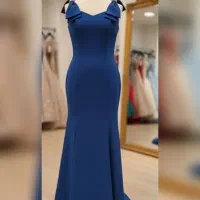 ماکسی آبی کاربنی سایز ۴۰