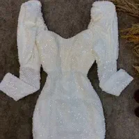 لباس مجلسی سایز ۳۶ مزونی در حد نو