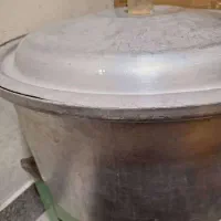 دیگ، آبکش، کفگیر بزرگ روحی و گاز زمینی