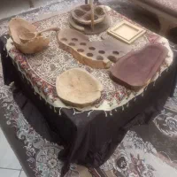 تعدادی وسایل چوبی دست ساز