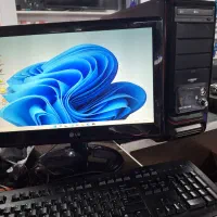 کیس کامل و مانیتور