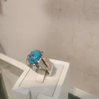 مدال نقره وانگشتر فیروزه نیشابورو50عددساعت|جواهرات|مشهد, سرافرازان|دیوار