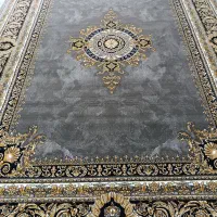 فرش12متری نقشه نسیم نقره ایی سلطنتی|فرش|زاهدان, |دیوار