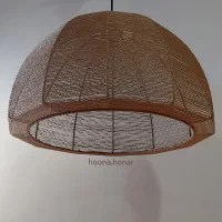 لوستر رافیا مدل گنبدی|لوستر و چراغ آویز|تهران, گمرک|دیوار