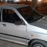 پراید نقره‌ای مدل 86