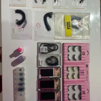 فروش وسایل کاشت ناخن، کاشت مژه، تتو در حد نو