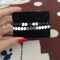 دستبند سنگی دولایه