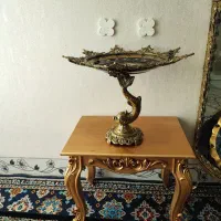 میوه و شیرینی خوری پایه ماهی برنزاصل قدیمی|ظروف سرو و پذیرایی|کرمانشاه, |دیوار