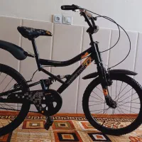 دوچرخه پسرانه فنری کوهستانی سایز 20 کمک دار نو