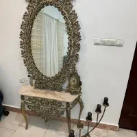 آینه و کنسول طرح برنز