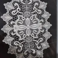 رومیزی نباتی رنگ شامل هفت تکه نو|پرده، رانر، رومیزی|قدس, شهر‌قدس|دیوار