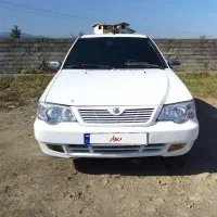 پراید ۱۳۲ سفید مدل ۸۸ بیرنگ و ضربه