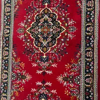 فروش فرش کناره قرمز خاص و تمیز|فرش|قم, آزادگان|دیوار