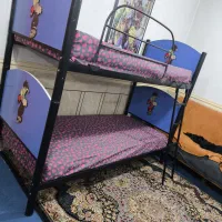 تخت دوطبقه در حد نو  با روتختی