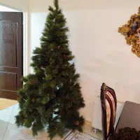 درخت کریسمس ۲.۱۰متری ۳تیکه ،با کاج طبیعی پر