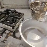 قابلمه و آبکش استیل نو
