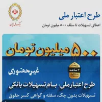 راهنما /خریدار امتیاز وام اعتبارملی و مهربانی|فعالیت داوطلبانه|تهران, آجودانیه|دیوار