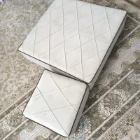 میز عسلی پا مبلی پارچه و چوب|مبلمان خانگی و میز عسلی|فیروزآباد (فارس), |دیوار