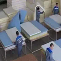 تشک.     تختخوابشو