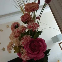 ۸ شاخه گل تزئینی کنارسالنی|گل مصنوعی|کرج, مارلیک|دیوار