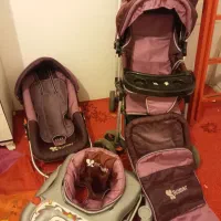 سرویس کامل ۵ تکه|کالسکه و لوازم جانبی|گلبهار, شهر جدید گلبهار|دیوار